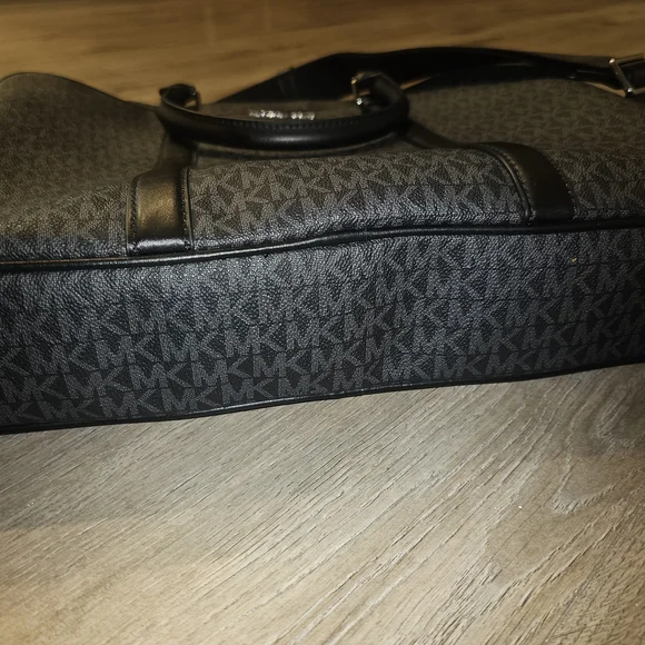 Michael Kors Graphite and Ebony Laptop Bag